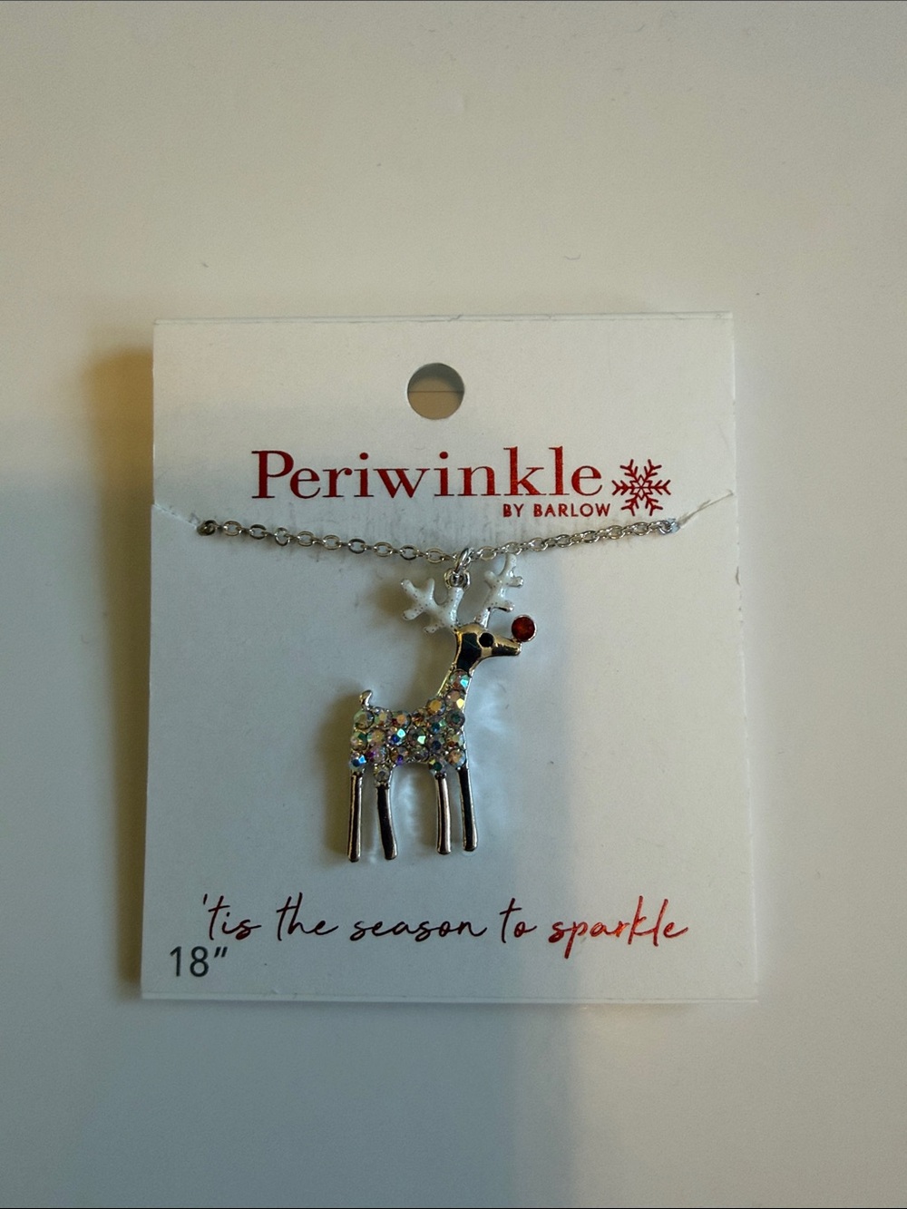 Reindeer Necklace NWT